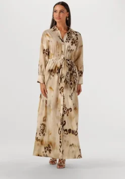 beige access maxi jurk 53-3392-0051