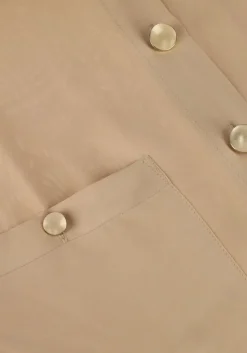 beige access midi jurk 53-3328-667