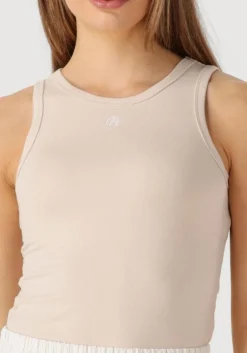 beige aimee the label top fire tanktop