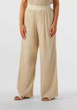 beige aimee the label wijde broek ramses