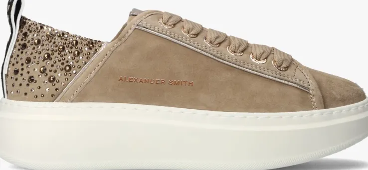 beige alexander smith lage sneakers wembley