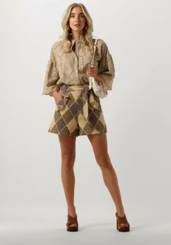 beige amaya amsterdam korte broek edina short