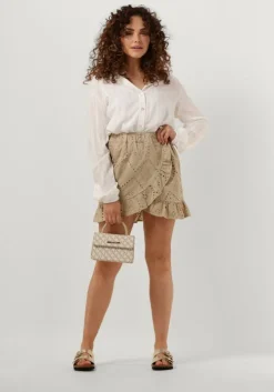 beige amaya amsterdam minirok soho skirt
