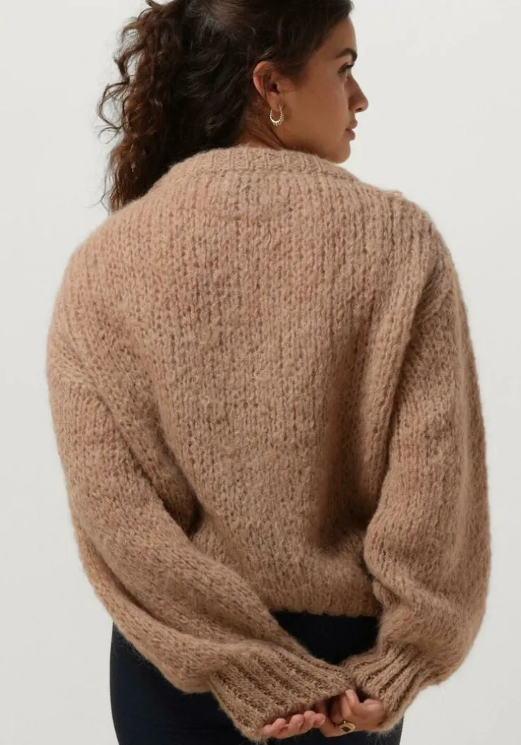 beige american dreams trui leonnie alpaca pullover