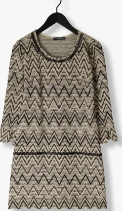 beige ana alcazar mini jurk a shaped dress