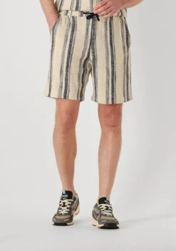 beige anerkjendt korte broek akjan structure shorts