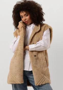 beige another label bodywarmer unni vest
