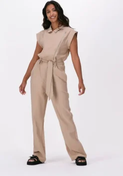 beige another label jumpsuit valli jumpsuit