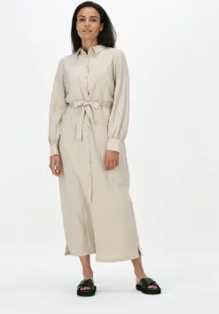 beige another label maxi jurk chaniwa structured dress