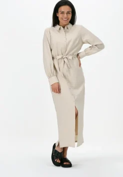 beige another label maxi jurk chaniwa structured dress