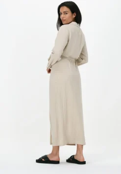 beige another label maxi jurk chaniwa structured dress