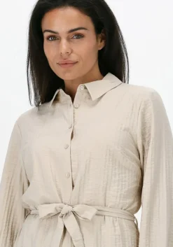 beige another label maxi jurk chaniwa structured dress