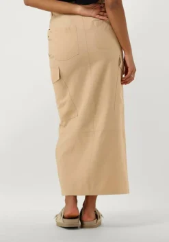 beige another label maxirok imane skirt