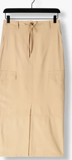 beige another label maxirok imane skirt