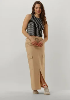 beige another label maxirok imane skirt