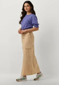 beige another label maxirok imane skirt