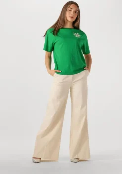 beige another label wijde broek nadine pants