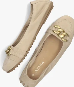 beige ayana ballerina's 1273