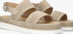 beige ayana platte sandalen 11864