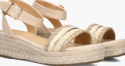 beige ayana sandalen met hak 0047