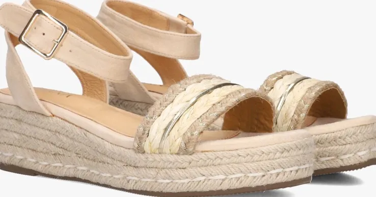 beige ayana sandalen met hak 0047