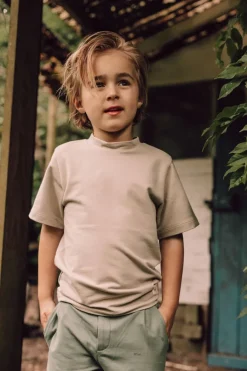 beige baje studio t-shirt roriz