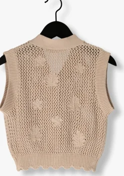 beige baje studio vest sia
