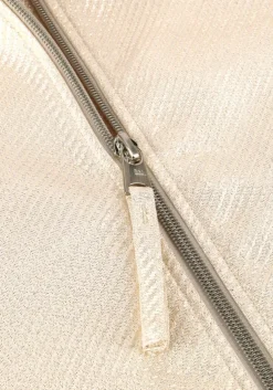 beige beaumont jack goldie bomber jacket