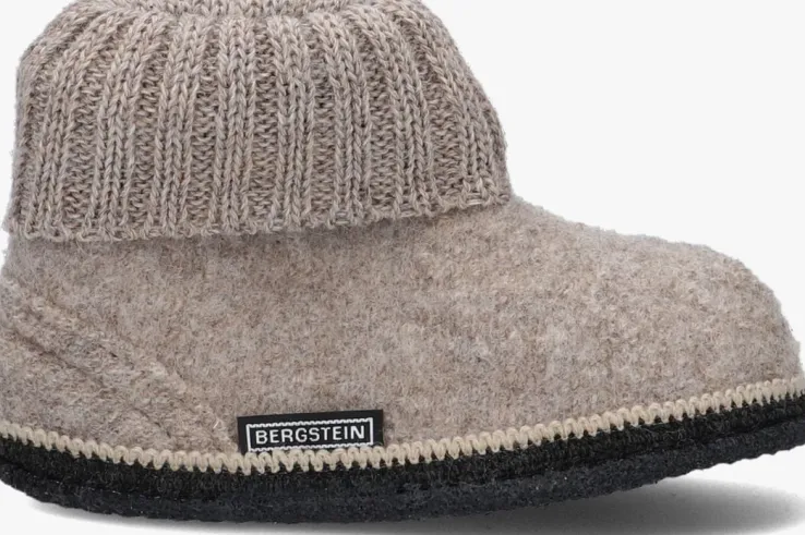 beige bergstein pantoffels cozy