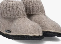 beige bergstein pantoffels cozy