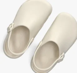 beige birkenstock platte sandalen birki flow kids eva