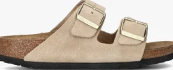beige birkenstock slippers arizona dames