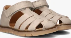 beige bisgaard platte sandalen 71242