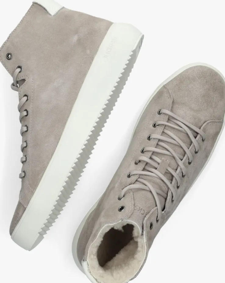 beige blackstone hoge sneakers yg20