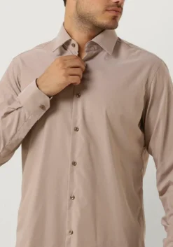 beige boss black klassiek overhemd p-joe-kent-c1-222