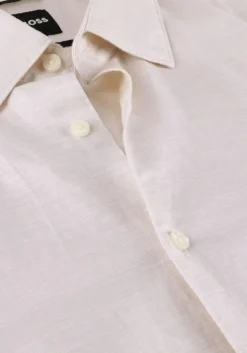 beige boss black klassiek overhemd c-hal-kent-c1-223