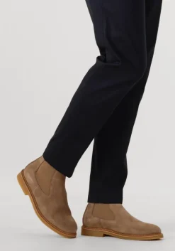 beige boss chelsea boots kope_cheb