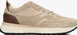 beige boss lage sneakers jonah runn
