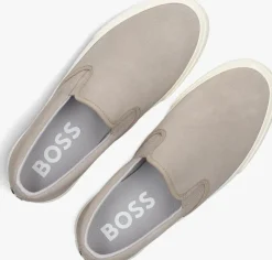 beige boss loafers aiden slon