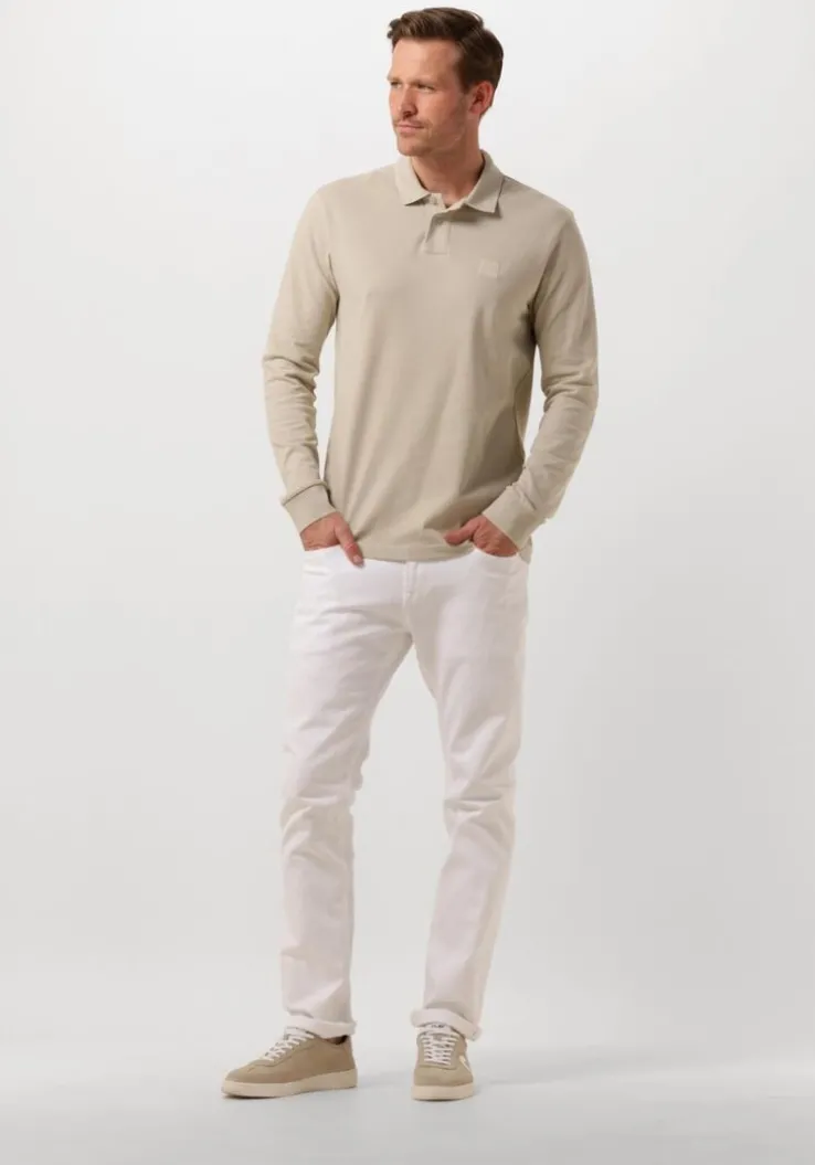 beige boss orange polo passerby