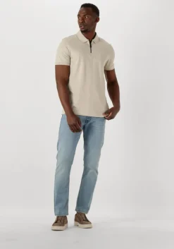 beige boss orange polo passerzip