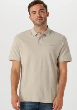 beige boss orange polo pe_interlock