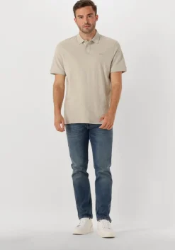 beige boss orange polo pe_interlock