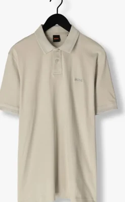 beige boss orange polo pe_interlock