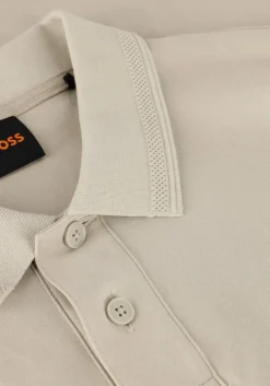 beige boss orange polo pe_interlock