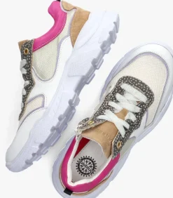 beige braqeez lage sneakers reece run