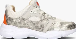 beige braqeez lage sneakers renee run