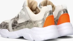 beige braqeez lage sneakers renee run