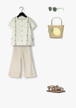 beige braqeez platte sandalen cassy call