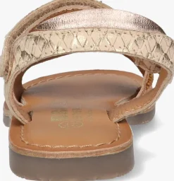 beige braqeez platte sandalen cally call